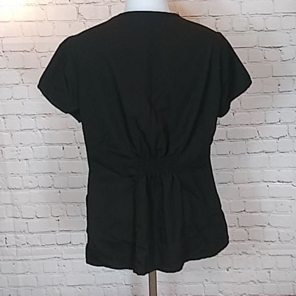 Grey's Anatomy black scrub top - Picture 3 of 6